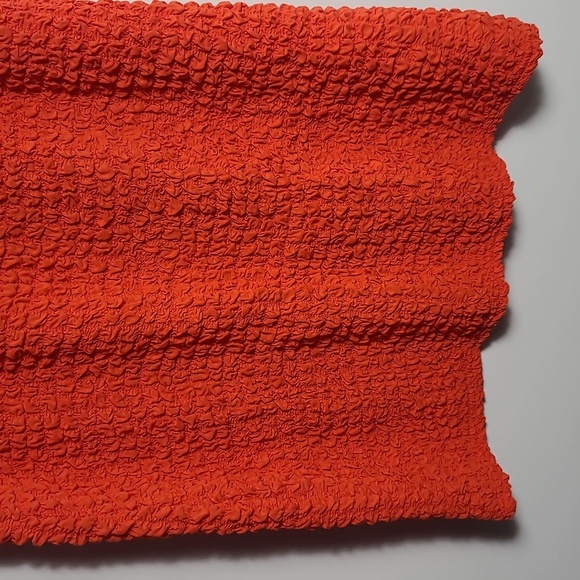RAILS Julie Vibrant Orange Textured Mini Sleeveless Dress Size Large - Picture 7 of 16